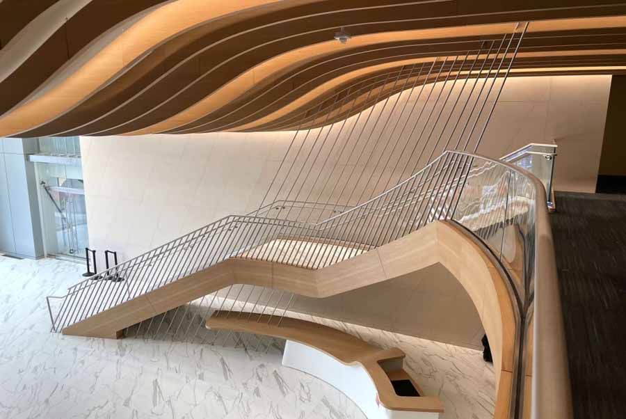 Bethesda Maryland Hyatt Regency Spiral Staircase Awarded an Ernest Wiemann Top Job Contest Winner
